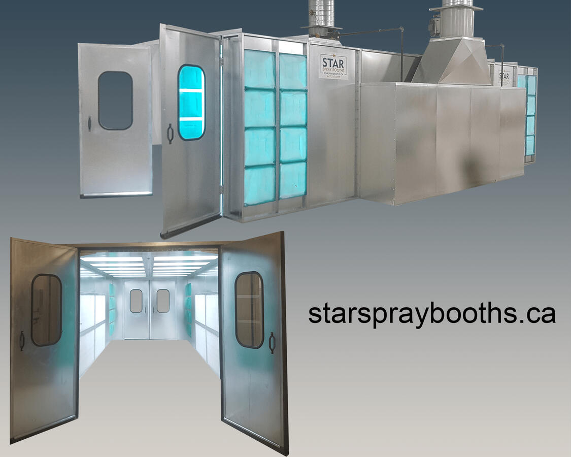 Cross Draft Spray Booth 3
