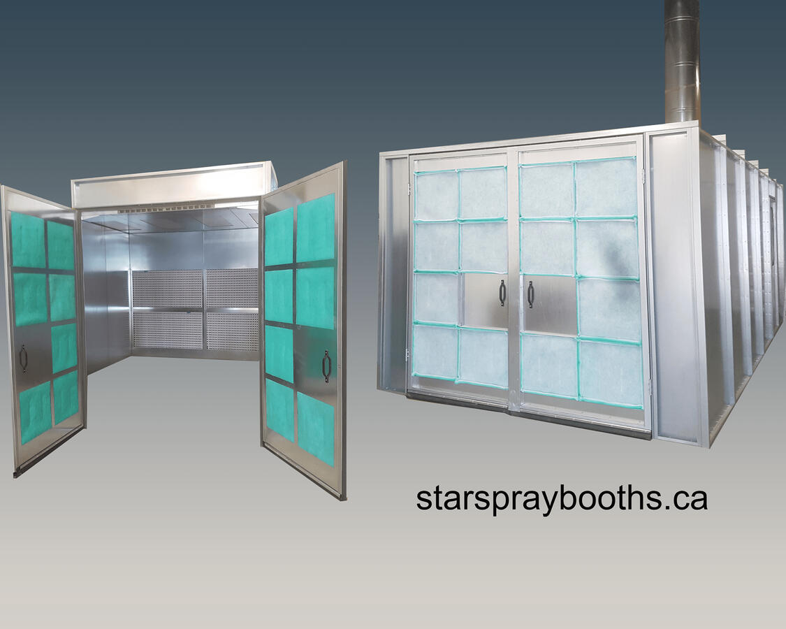 Cross Draft Spray Booth 1