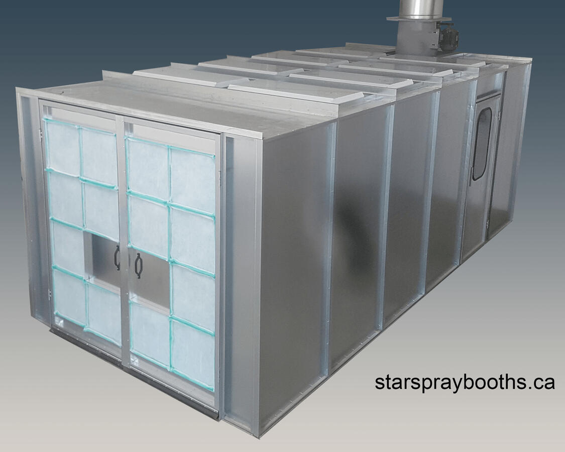 Cross Draft Spray Booth 2